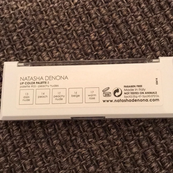 Natasha Denona 5PC LIPSTICK PALETTE #3 Peachy Nude - Picture 4 of 4